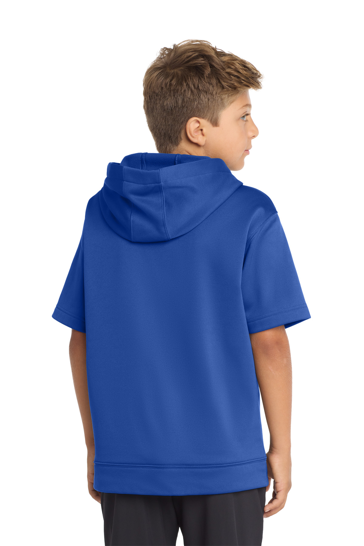 Sport-Tek Youth Sport-Wick Fleece Short Sleeve Hooded Pullover. YST251 20