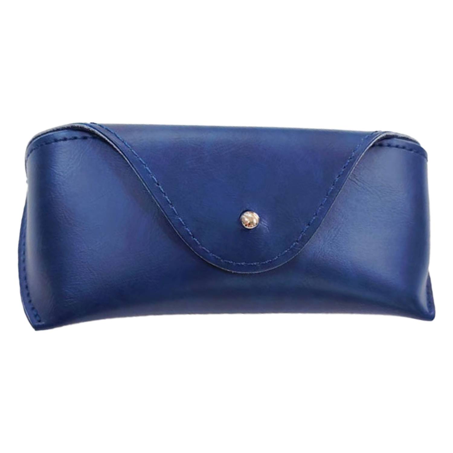 PU Leather Eyeglasses Storage Case w/ Snap Closure 8