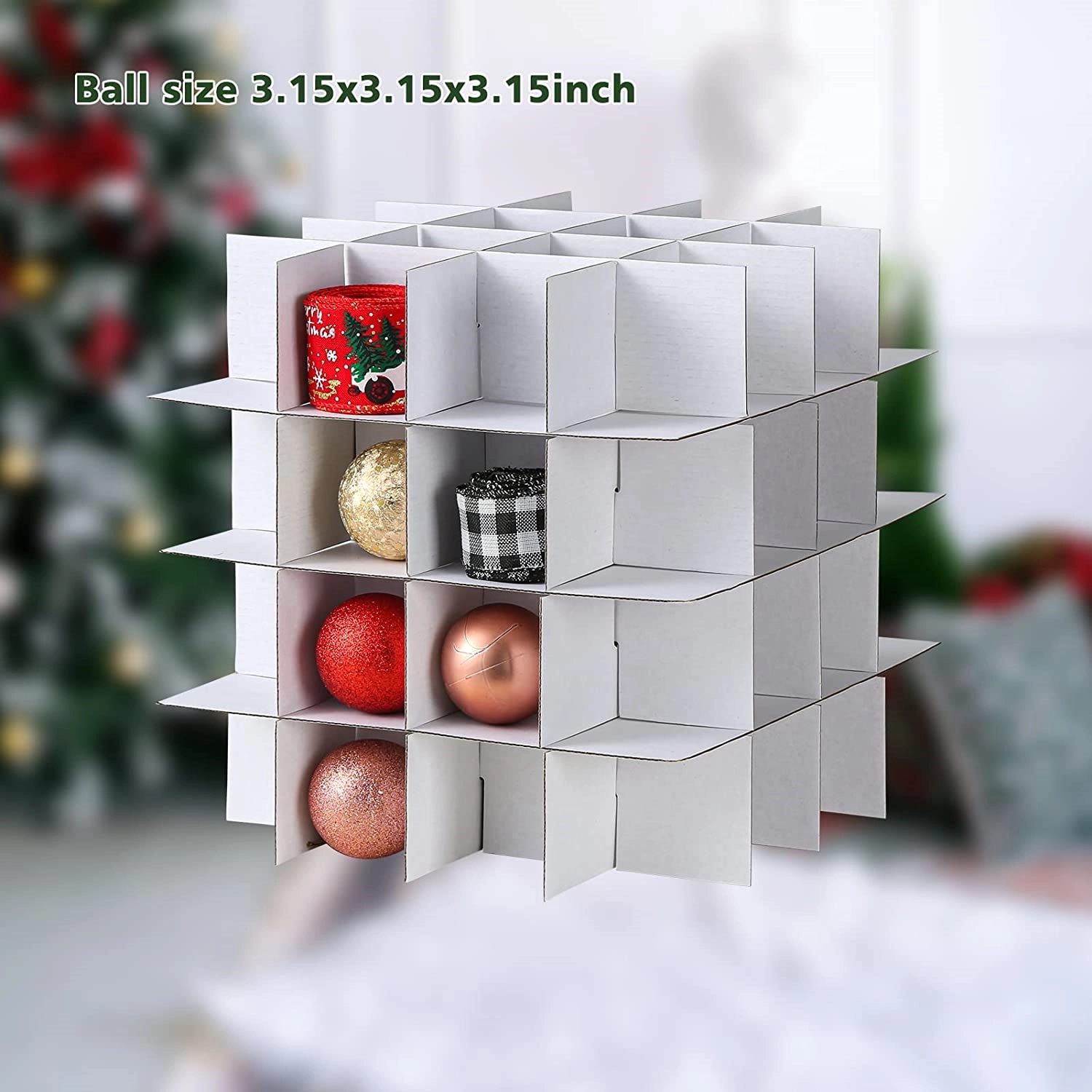 64 Christmas Ornament Storage Box 4