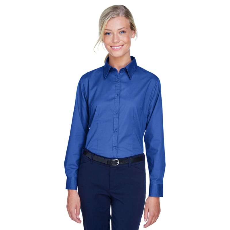UltraClub Ladies' Whisper Twill 12