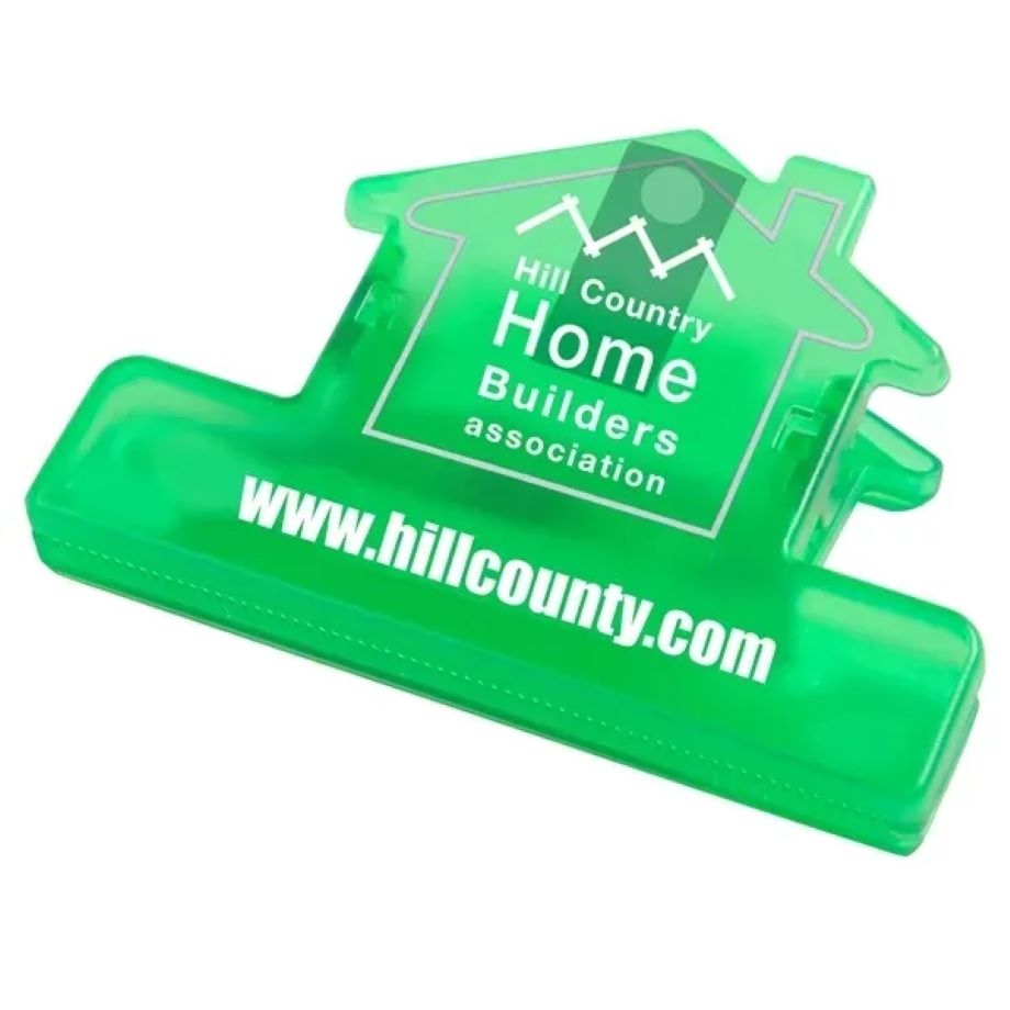 4" House Shaped Bag Clip 3