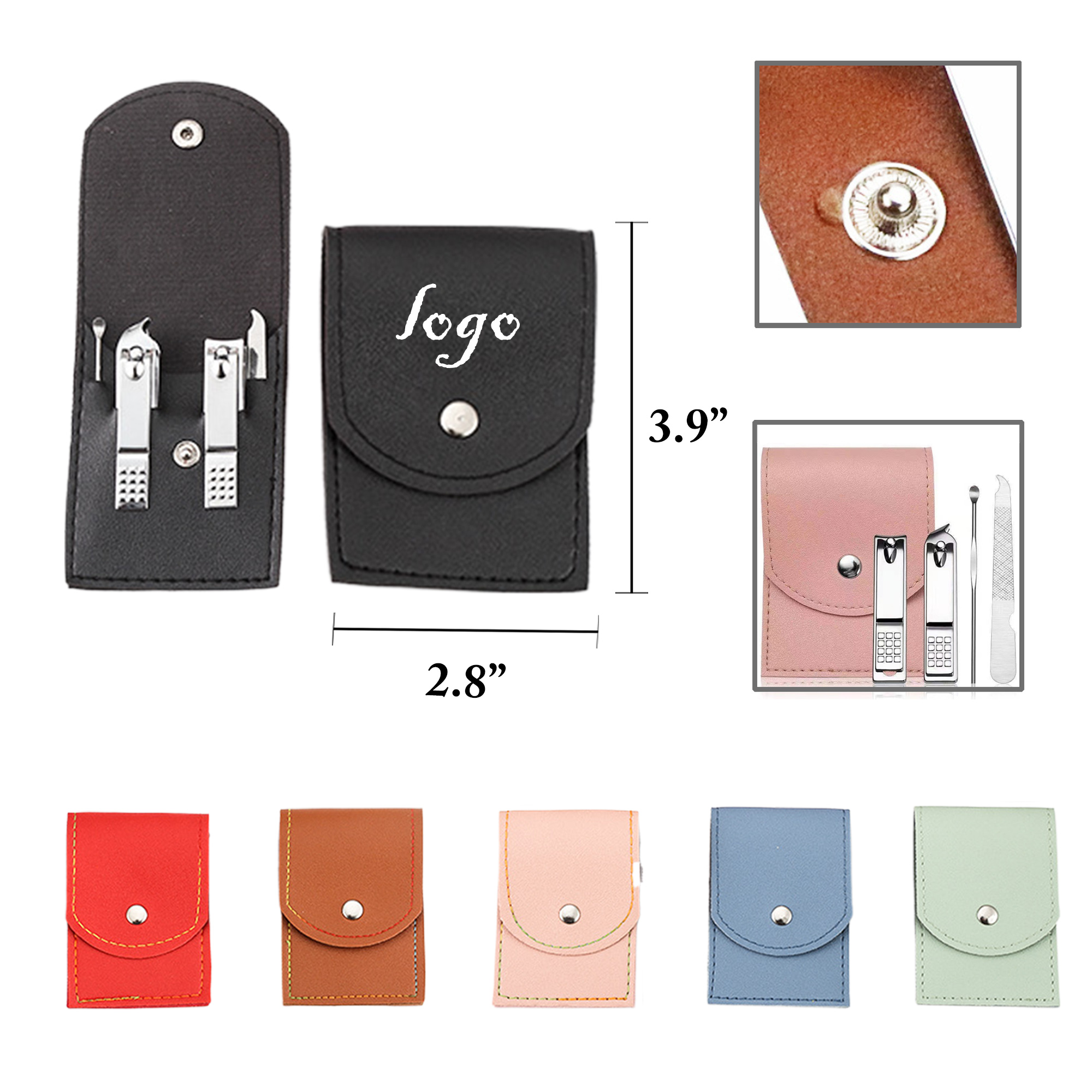 MOQ20 Compact Folding Nail Clipper Set 2