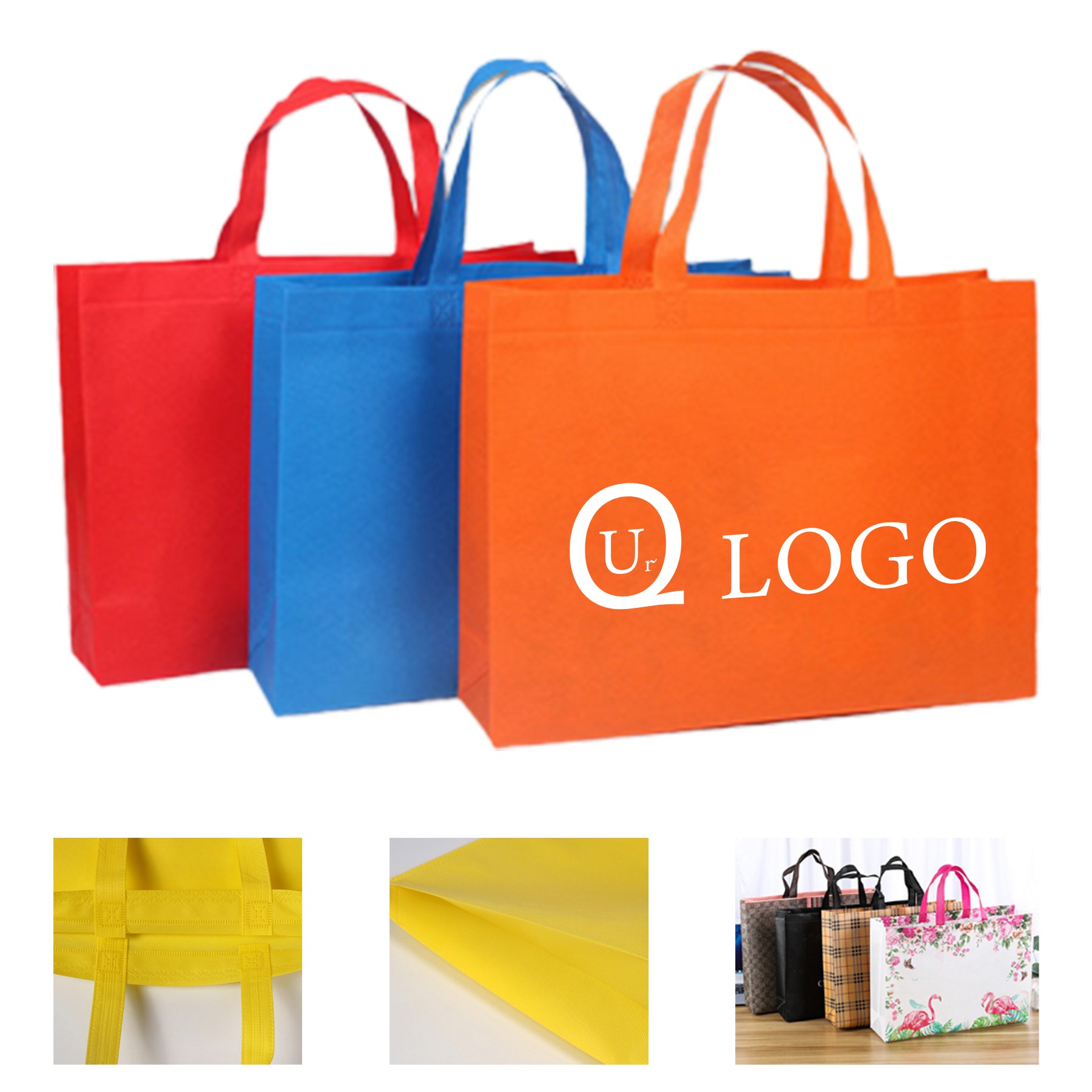 9.25 X 10.63 X 5.51 Inch Non Woven Tote Bag