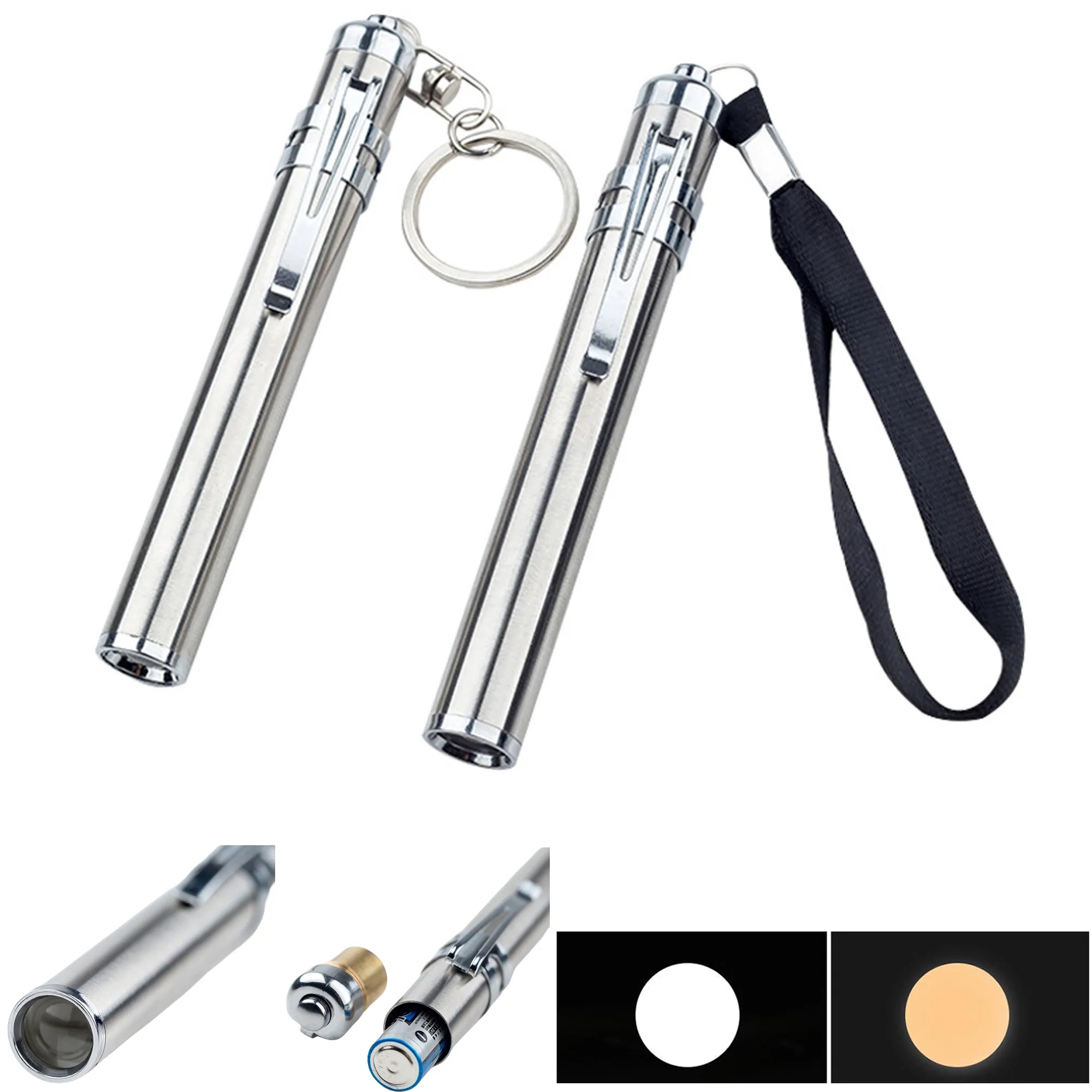MOQ 50PCS LED Penlight Mini Flashlight 2