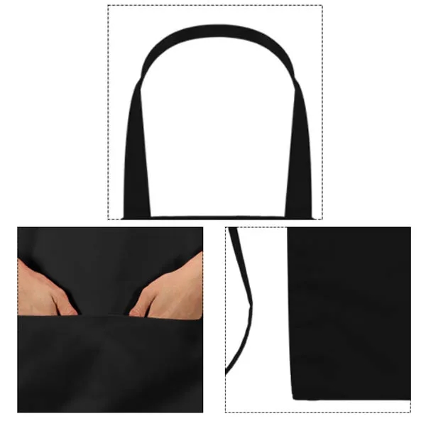 Unisex Bib Apron With Front Pocket 2