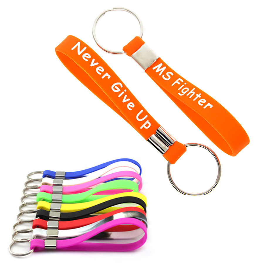 Silicone Wristband Keychain 1