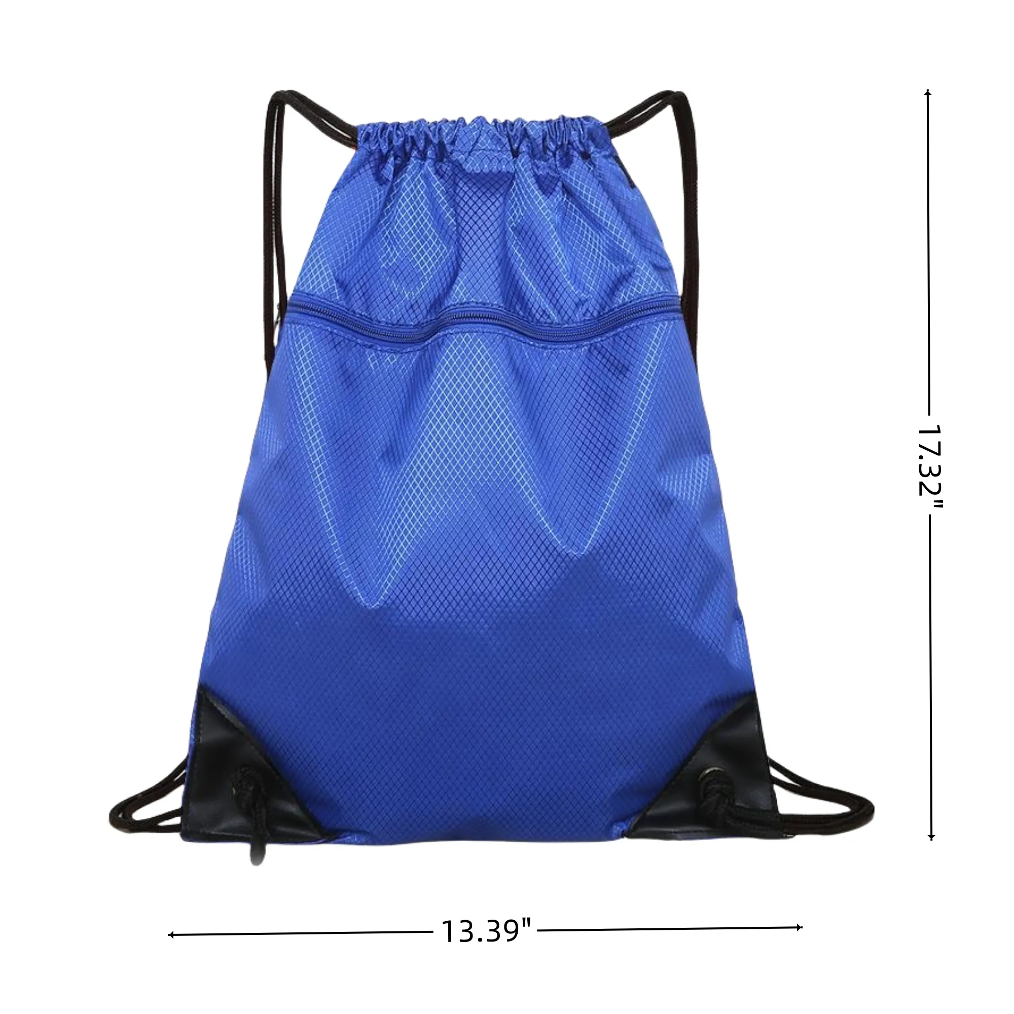 Waterproof Drawstring Bags Sports Backpack With Zipper 3