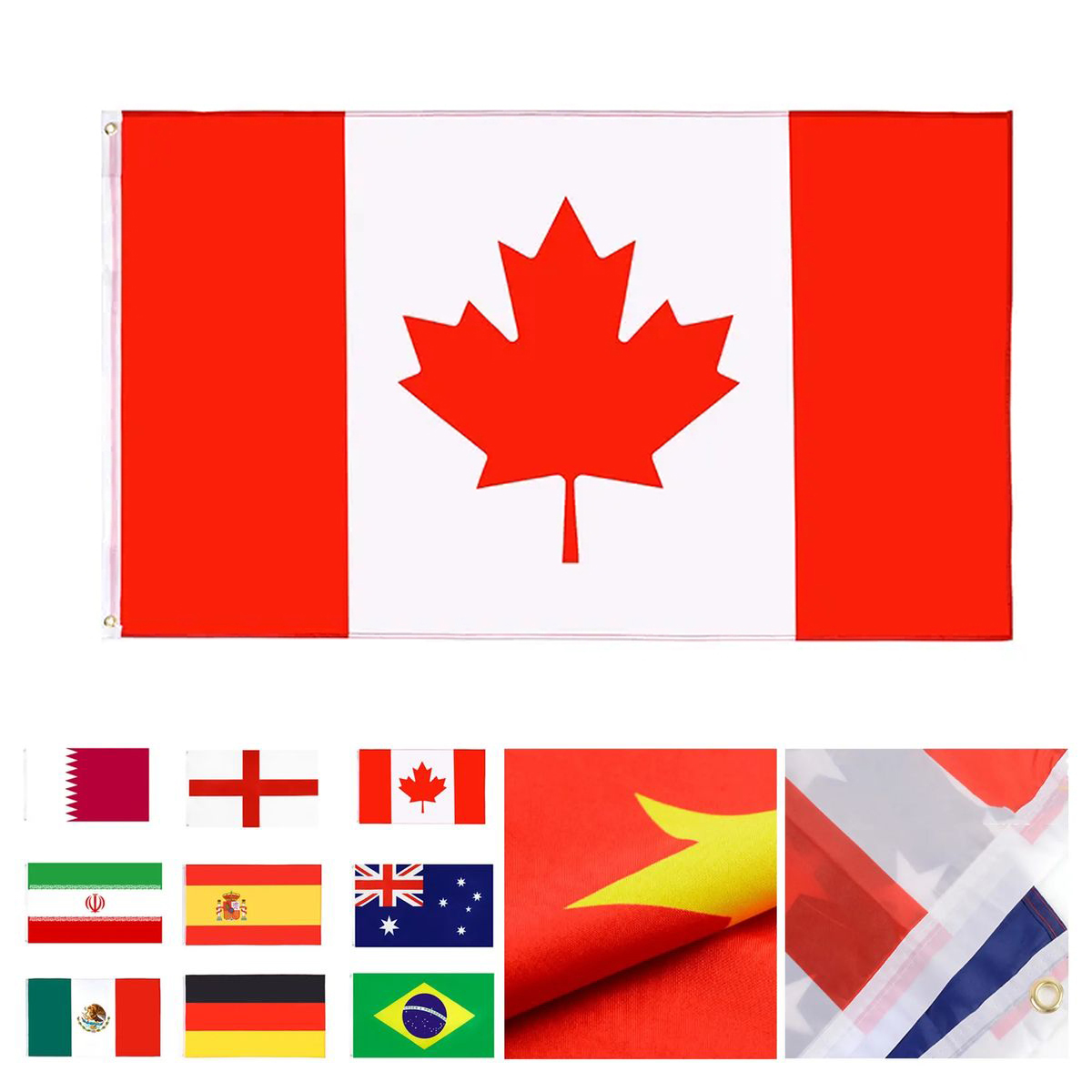 Compact US Flag with Comfortable Grip Handle 1