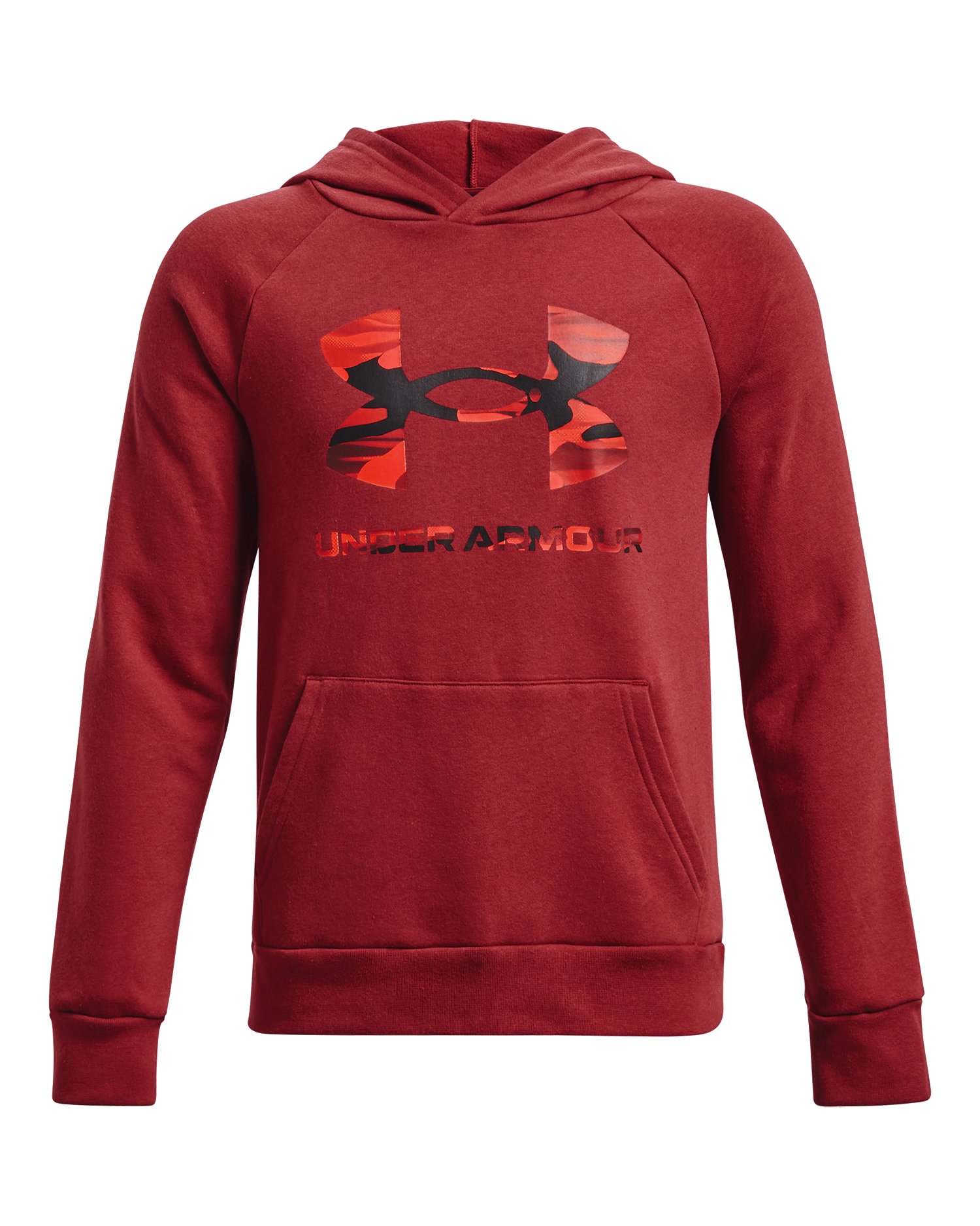 UA Rival Fleece Big Logo Fill Boys' Hoodie, custom hoodie or sweatshirt with logo imprint 5