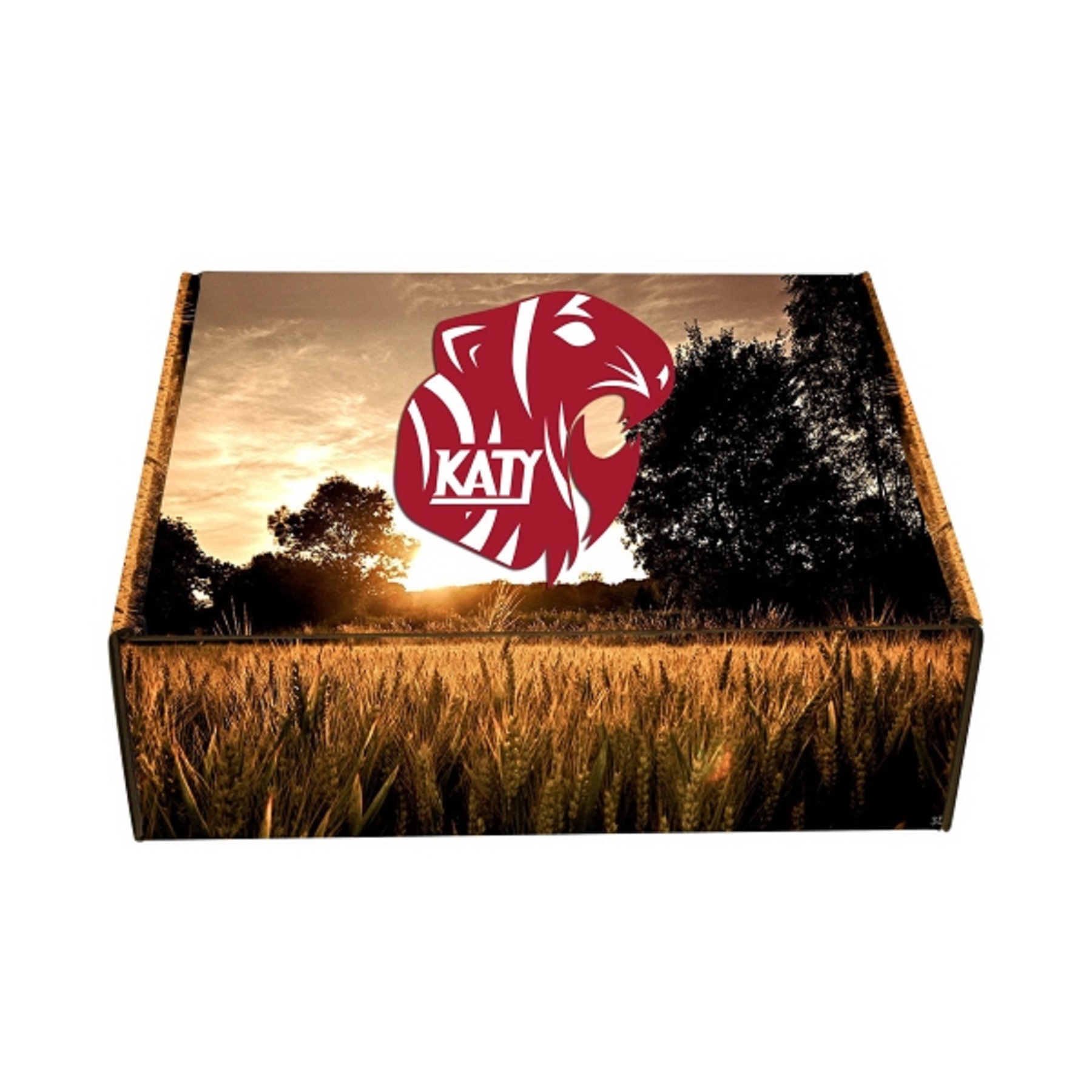 Large 11" x 9.5" x 3.75" Die-Cut Box (White) 4