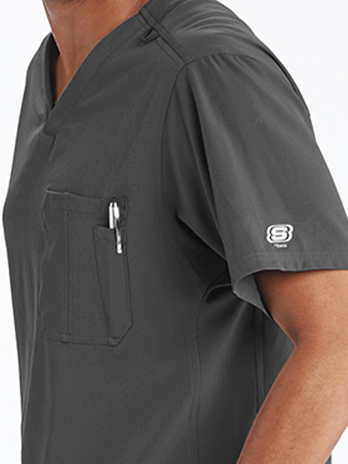 Skechers - Men's One-Pocket V-Neck Structure Scrub Top 31