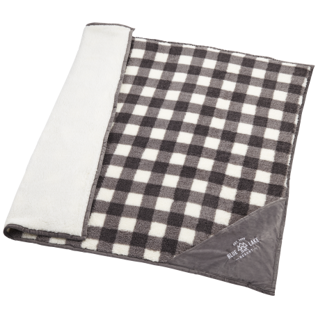 Field & Co.® Double Sided Plaid Sherpa Blanket 45