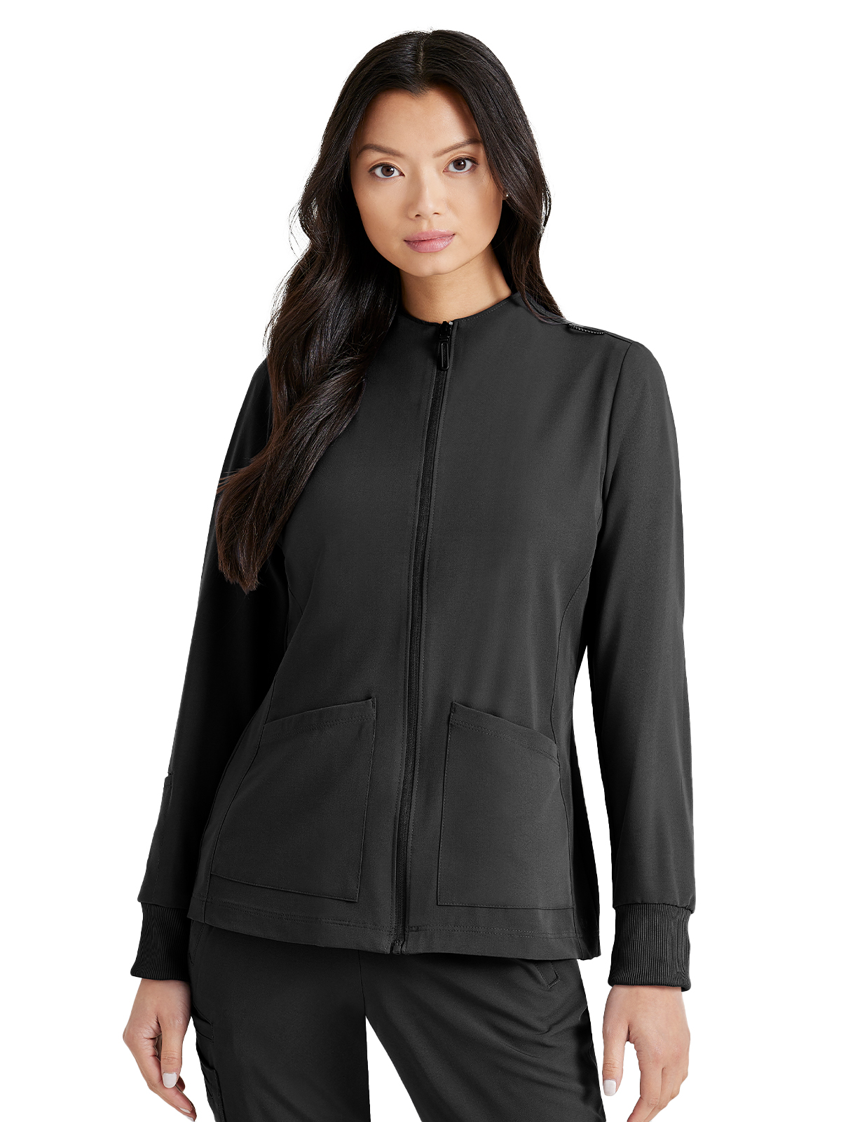 Barco Unify - Women's Three-Pocket Zip-Up Team Warm-Up Scrub Jacket 3