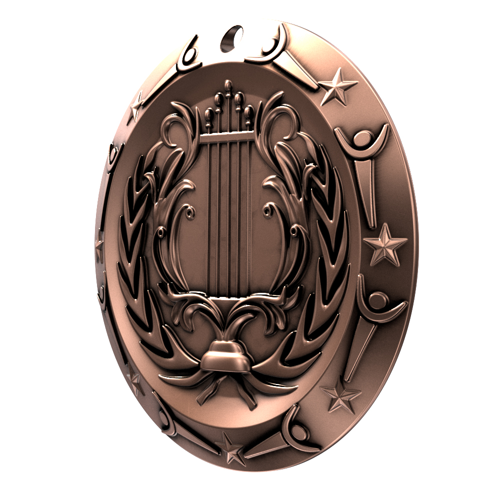 Music World Class Medallion (3") 5