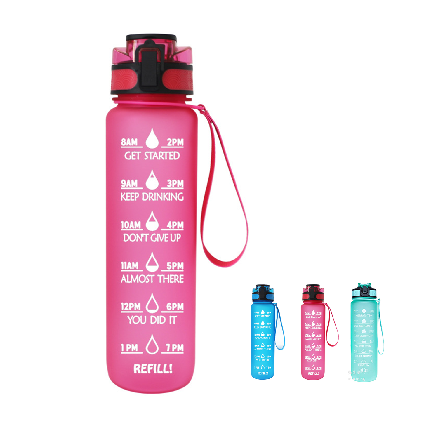 35 Oz Motivational Sports Water Bottle 1