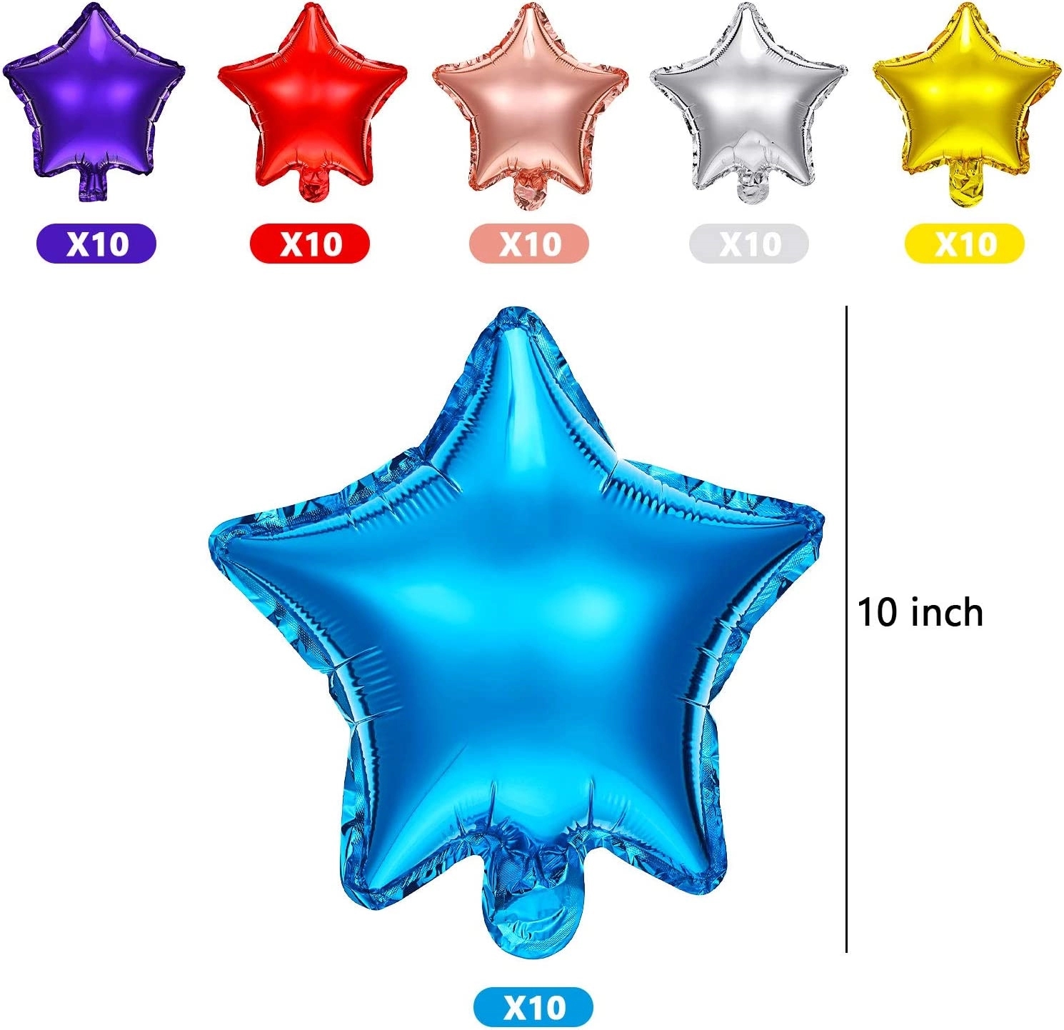 18" Aluminum Foil Star Balloon 4