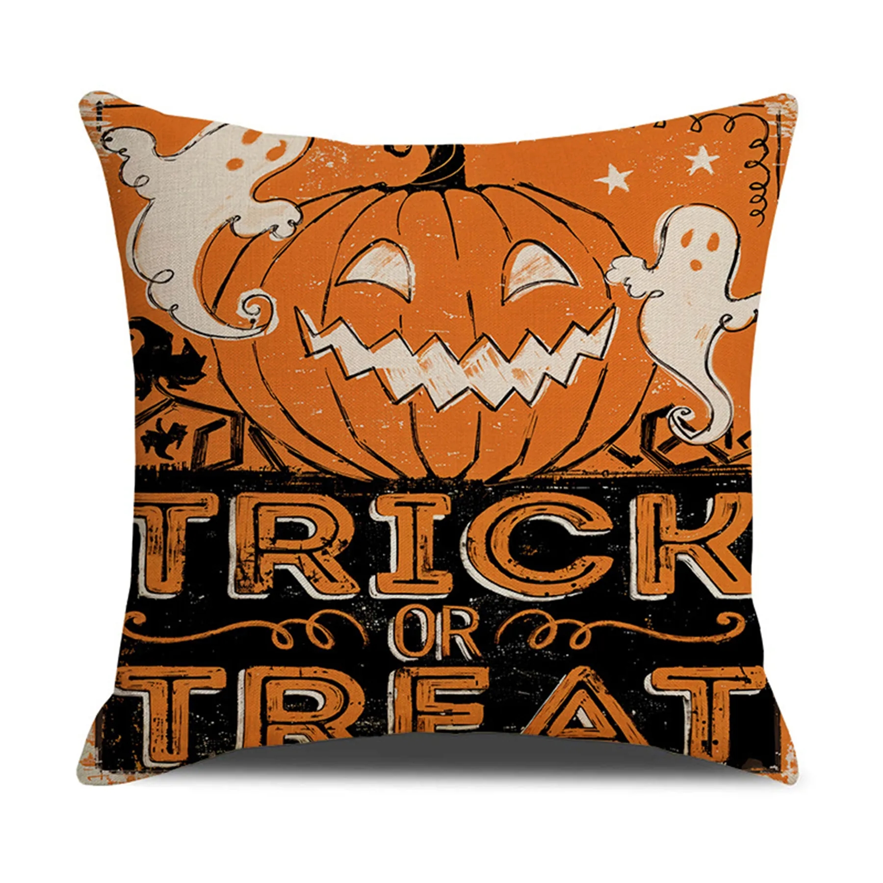 Flax Halloween Printed Pillowcase 4