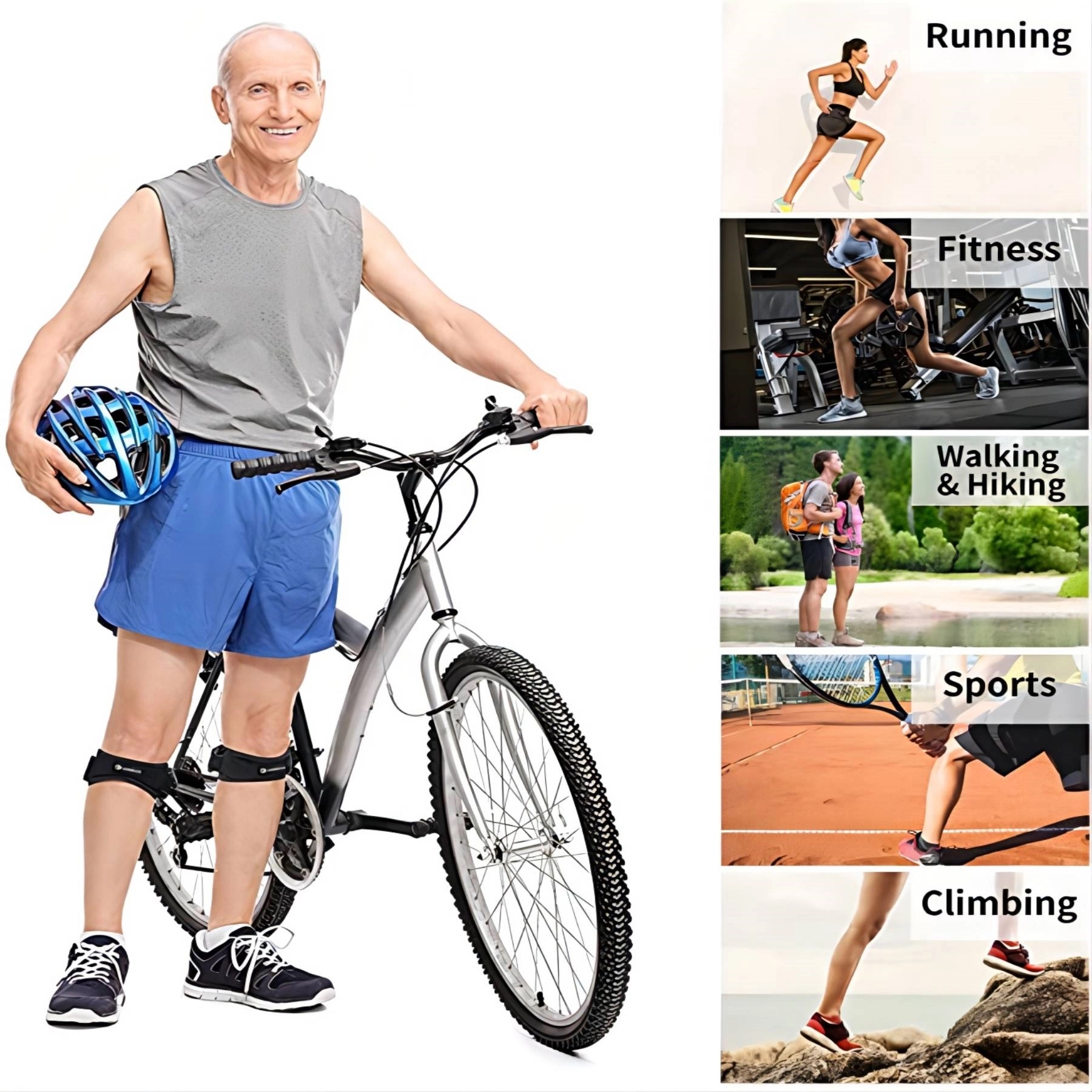 Patella Knee Brace Strap Adjustable Tendon Rodilleras 3