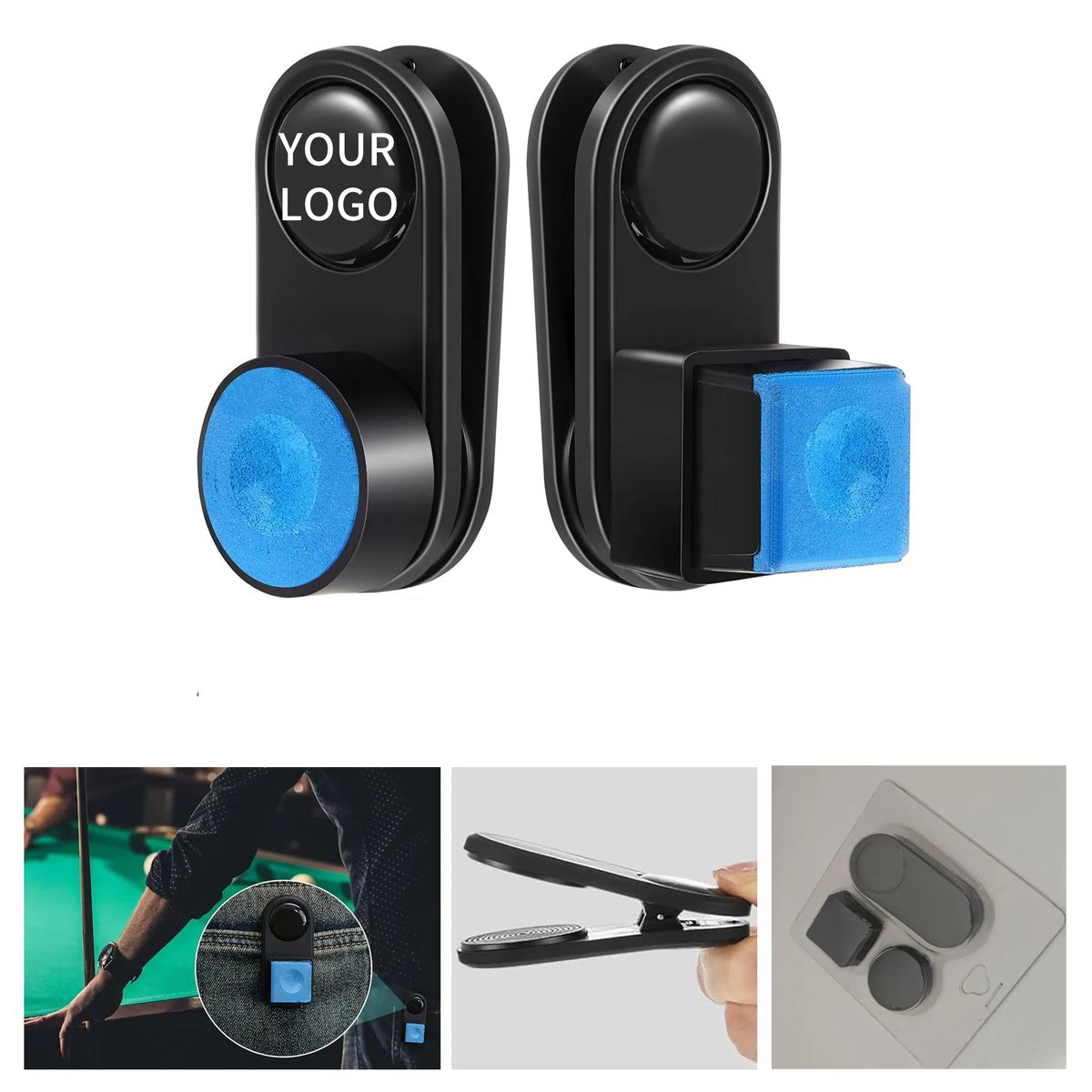 Magnetic Chalk Holder with Dust Cover for Travel 2