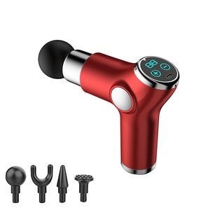 6 Speed Levels Muscle Vibration Massager Tool With USB Charging 4 Interchangeable Heads 7
