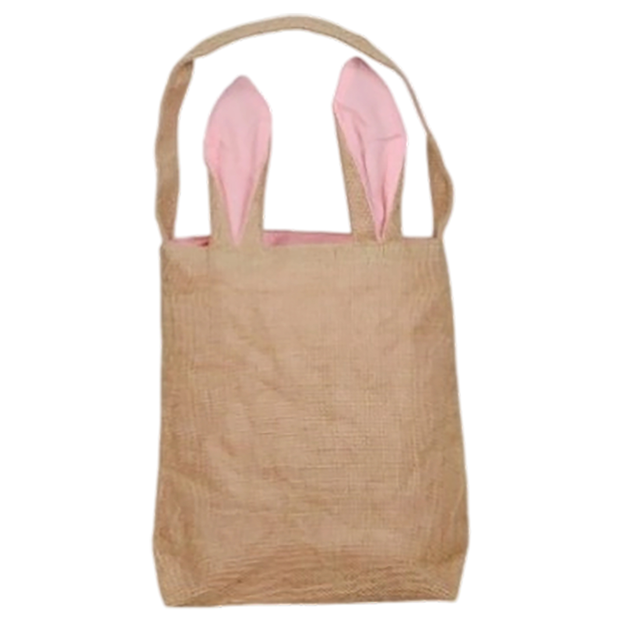 Jute Rabbit Ear Tote Bag 8.7" x 7.9" 2