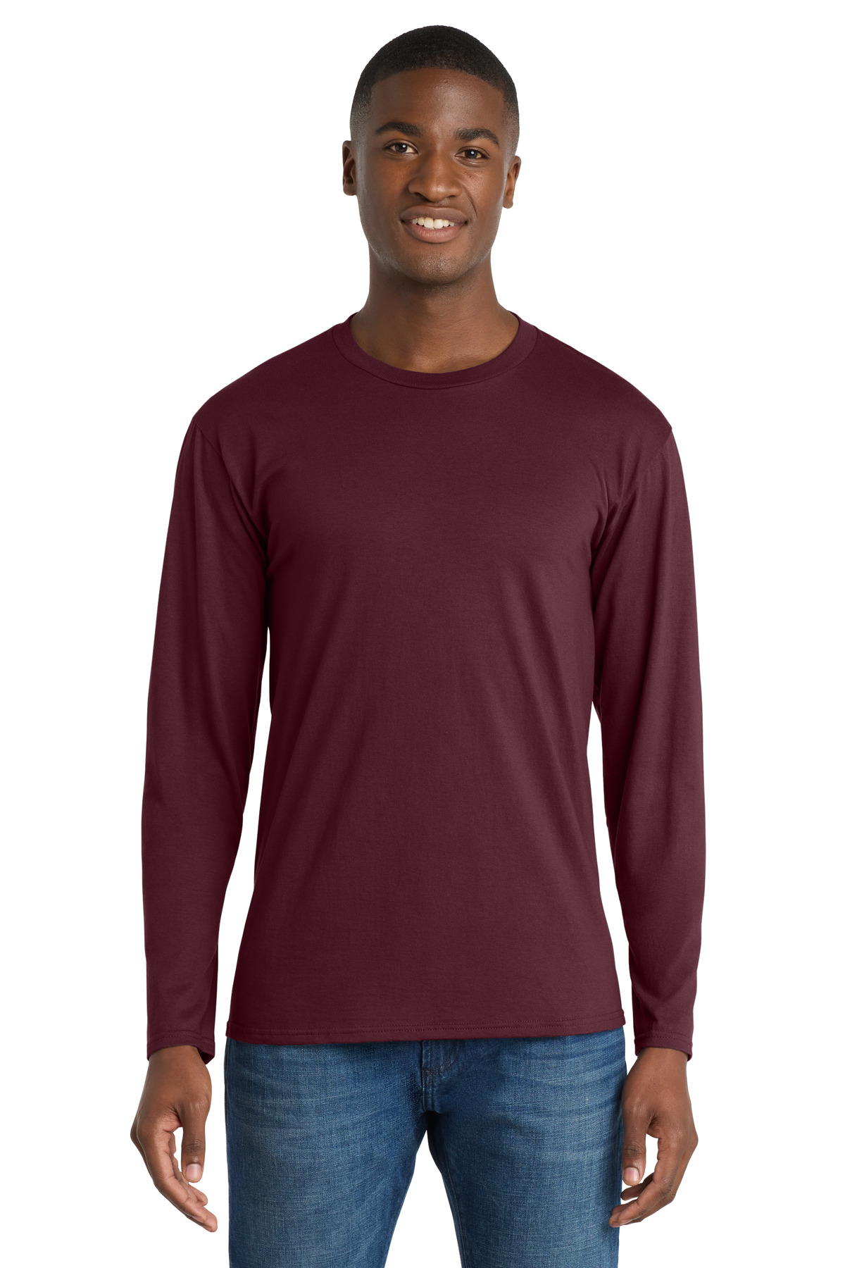 Port & Co Long Sleeve Fan Favorite Tee. PC450LS 103