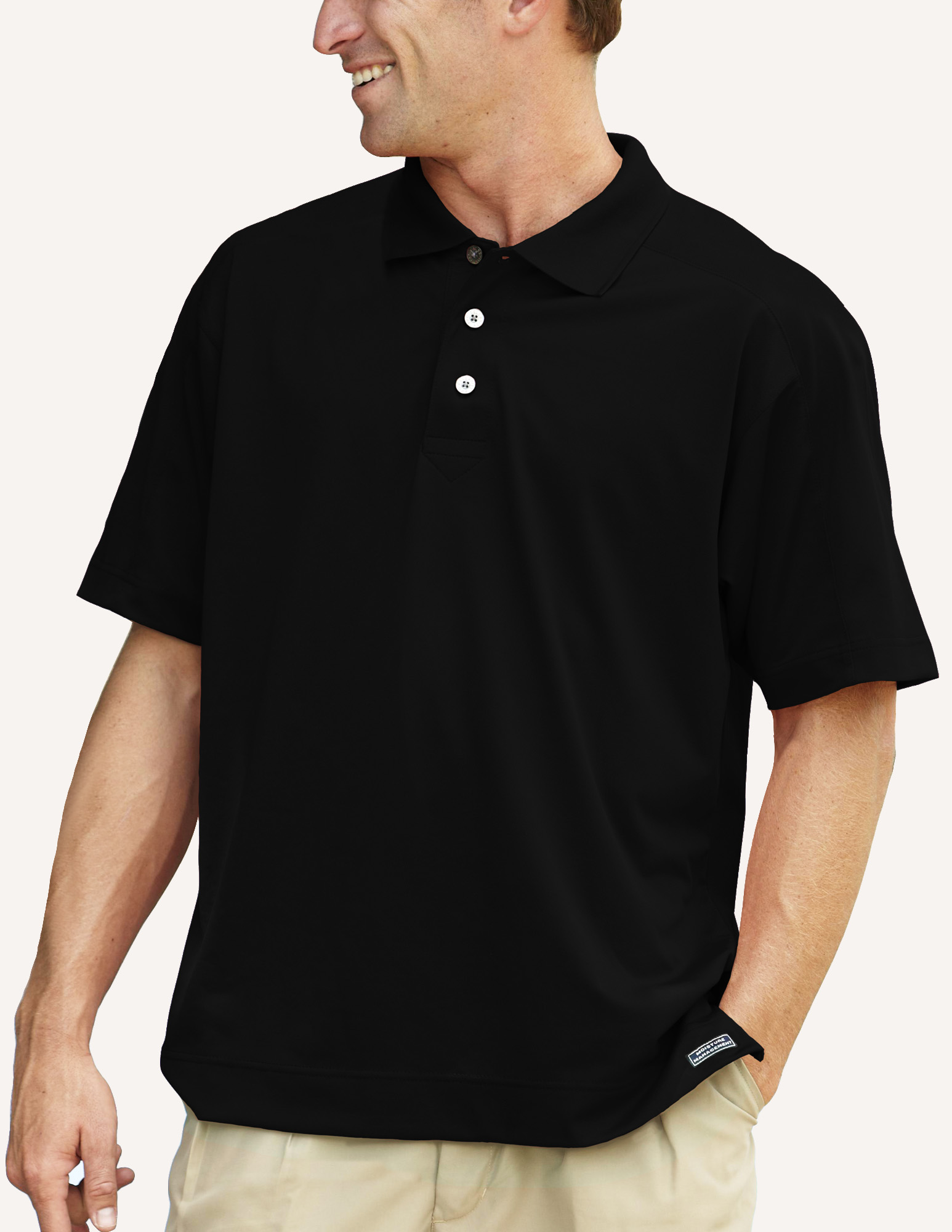 Men's Galactic Micro Pique Solid Polo Shirt 2