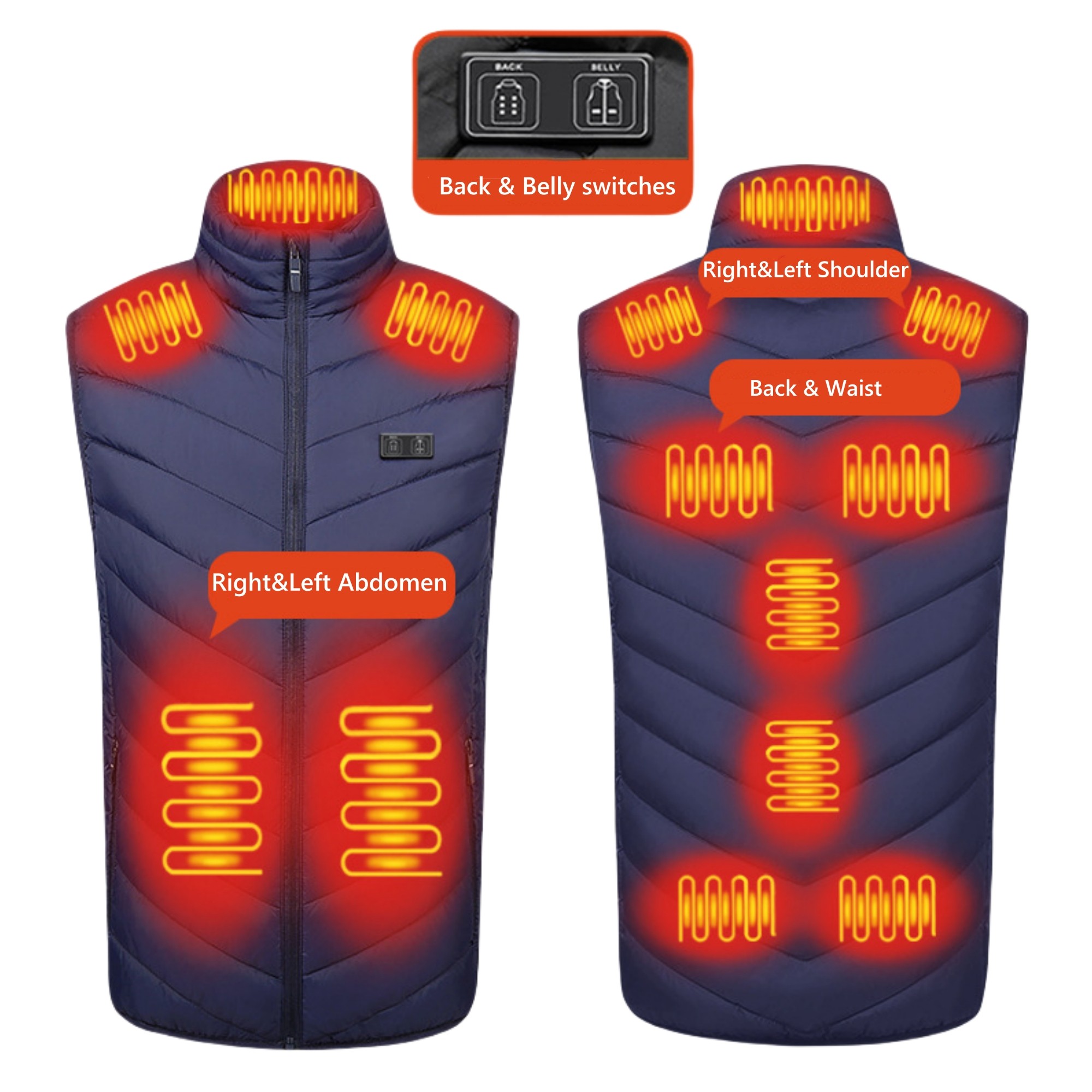 Heating Vest 13 Areas 6