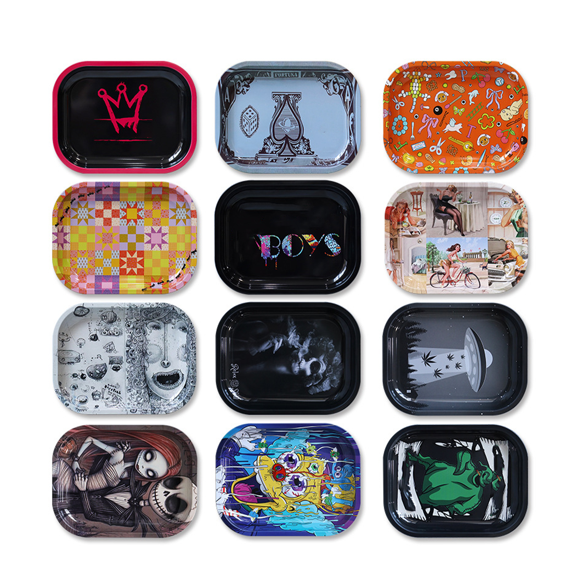 Full Color Print Cigarette Rolling Tray 2