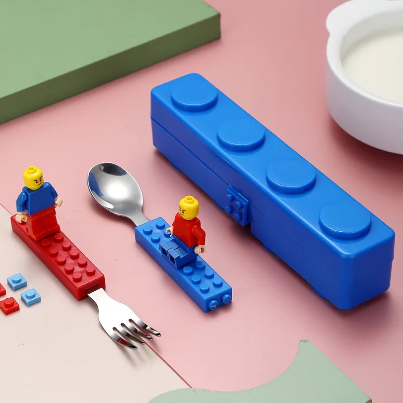 Building Blocks Children's Tableware Set 3