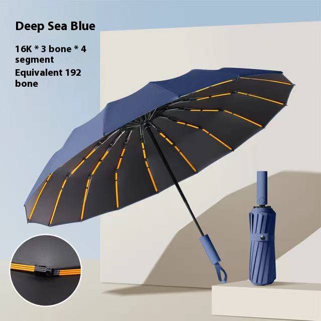 192 Bone Automatic Super Durable And Stable Umbrella 7