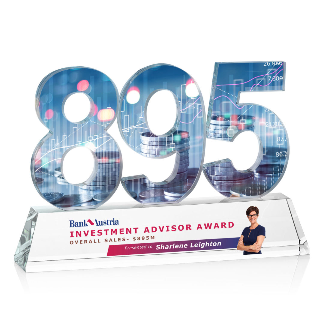 Milestone Optical VividPrint™ Award - Clear 9