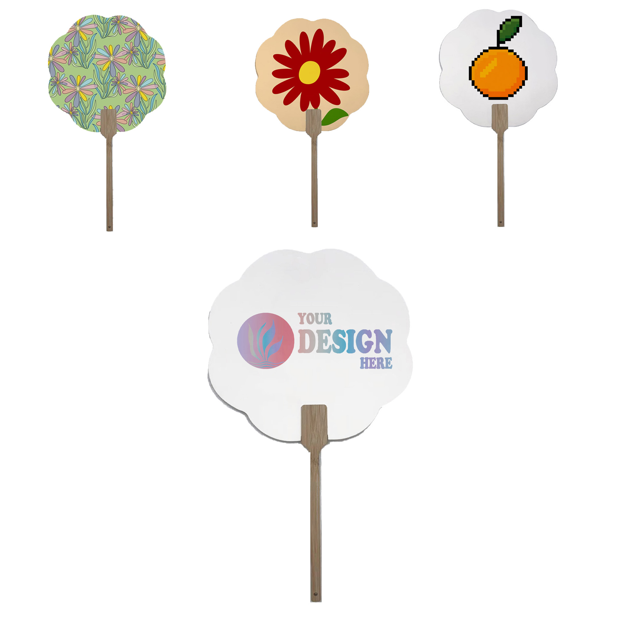 Full Color Custom Paper Fan 2