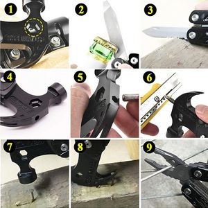 Wrench Hammer Pliers With Multi Tools For Versatile Outdoor Use 15