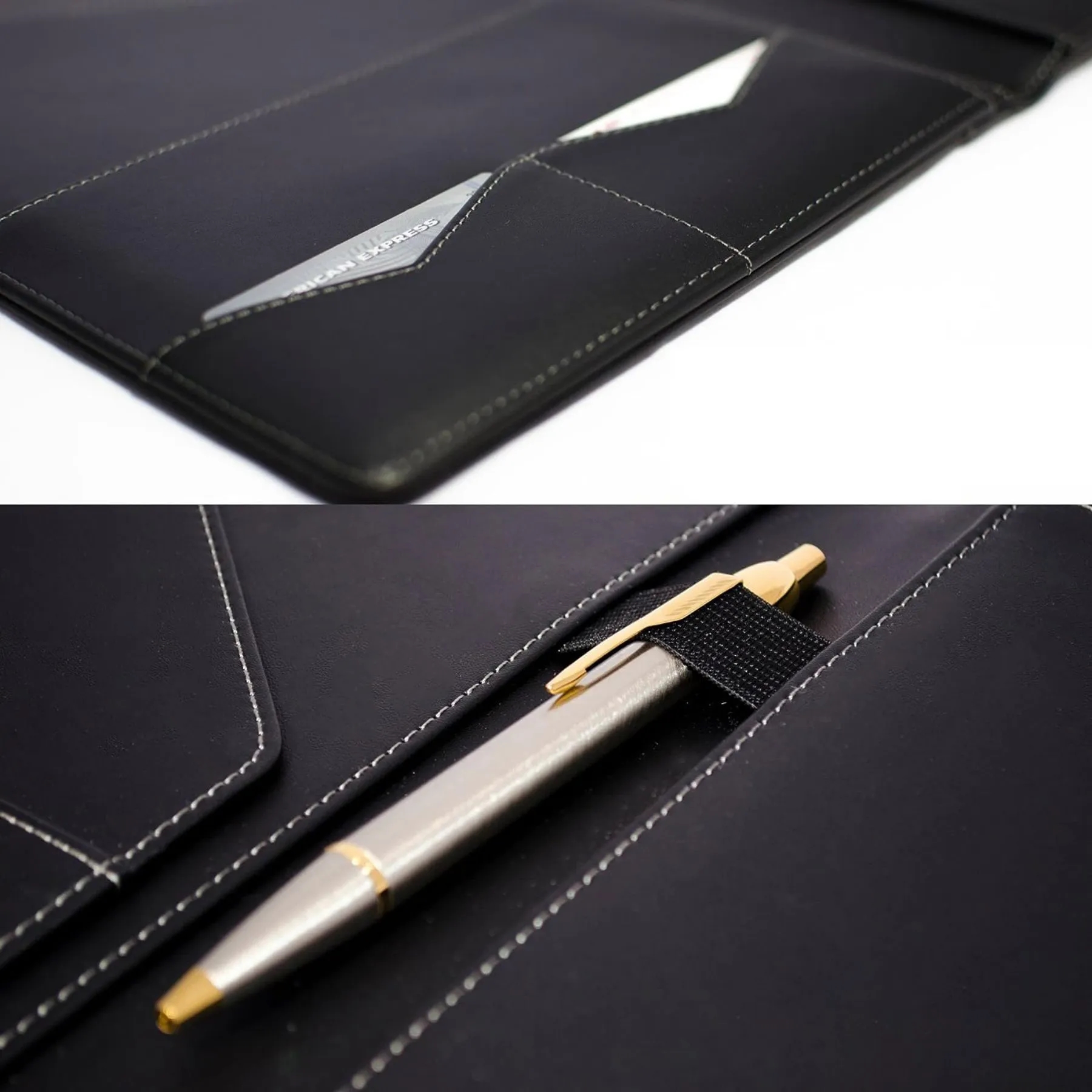 Portable Faux Leather folder 8