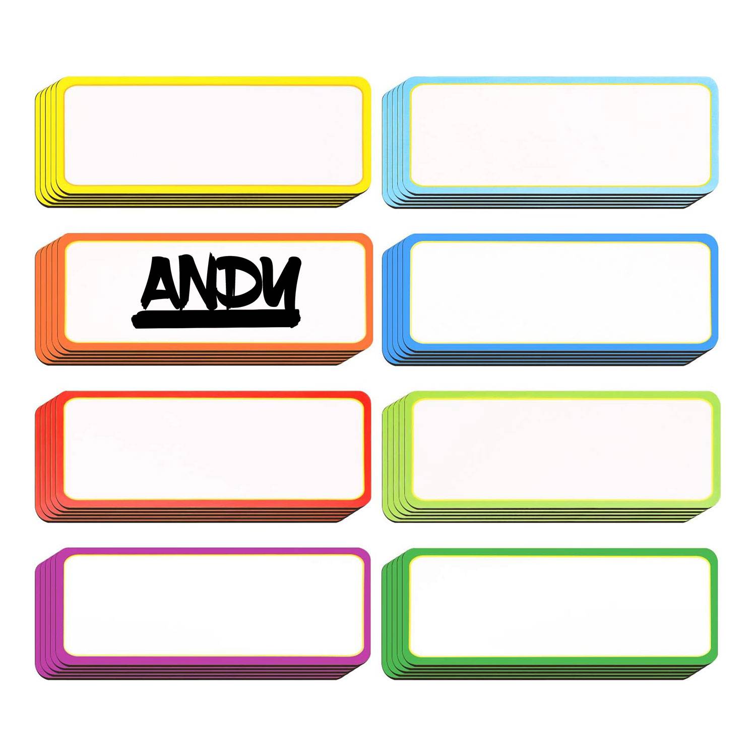 54 Pieces Magnetic Dry Erase Labels 1