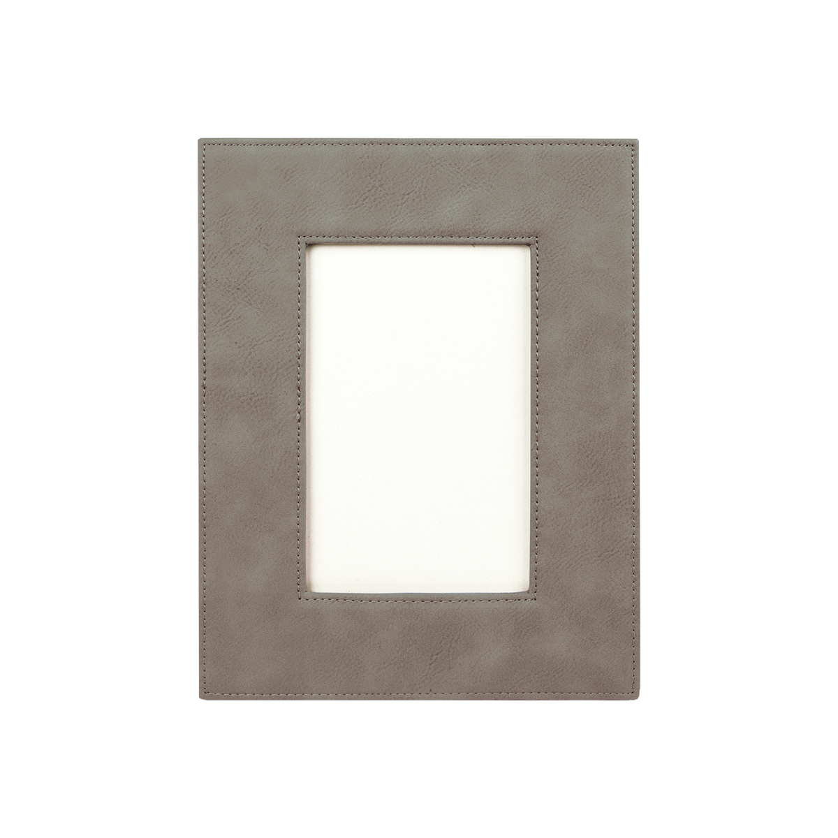 4" x 6" Gray Leatherette Photo Frame 8