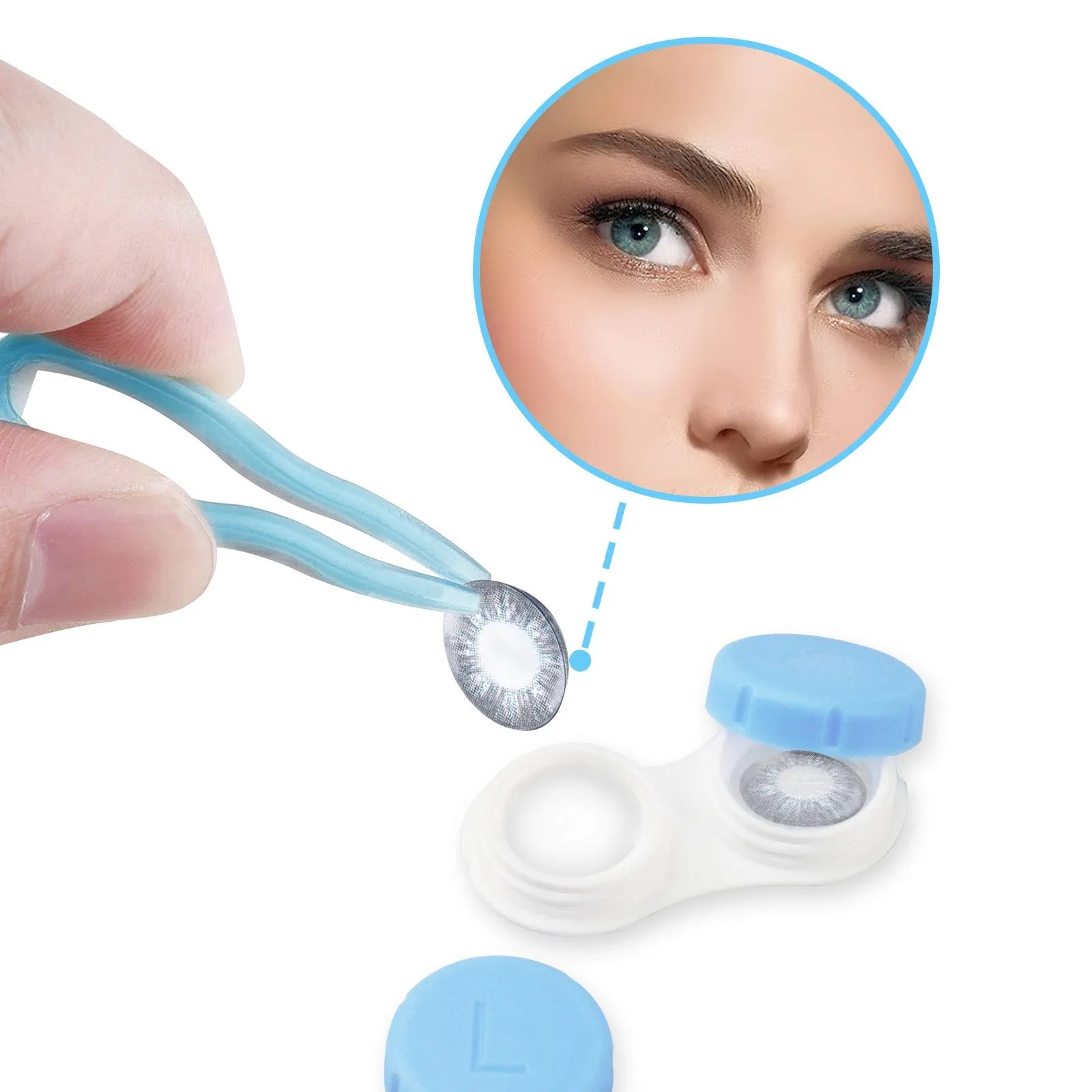 Cute Travel Contact Lens Case Kit 3