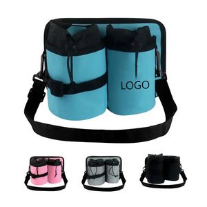 Insulated Water Bottle Bag Shoulder Strap 6