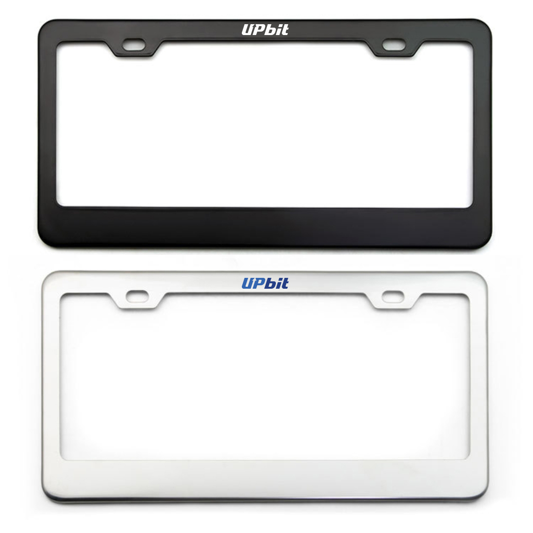 Stainless Steel License Plate Frame - Custom Shape Available 8