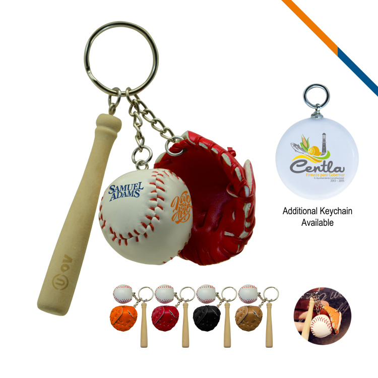 Baseball Glove Keychain 2