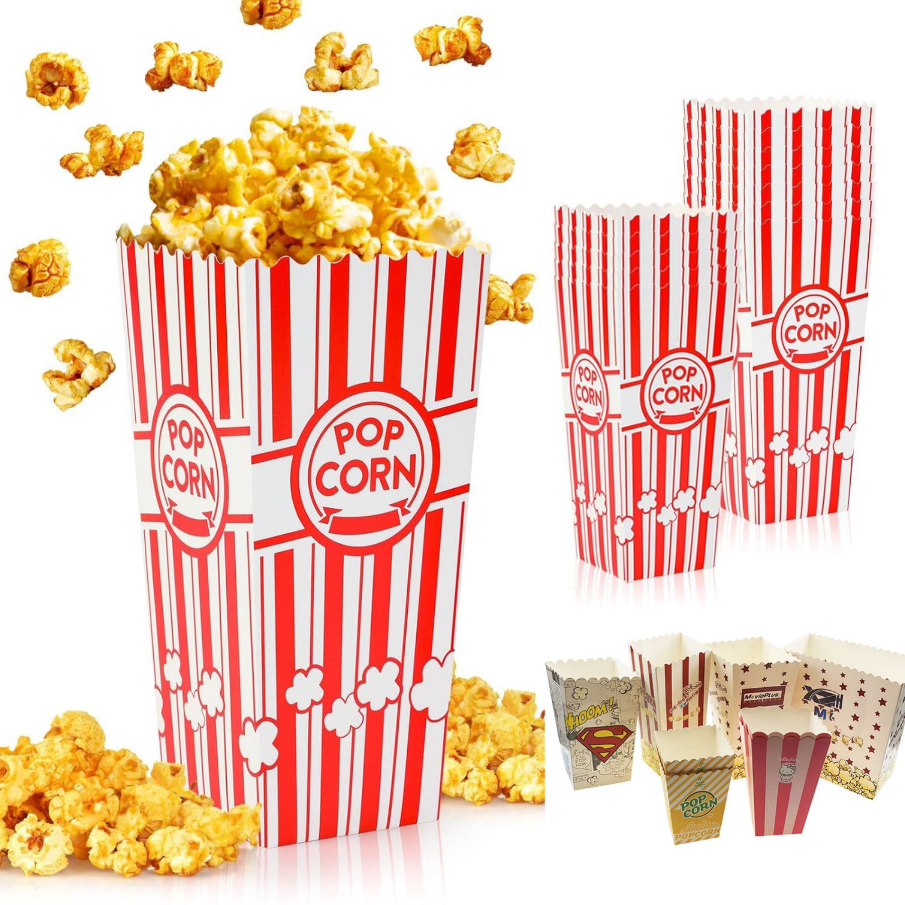 46oz Movie Theater Popcorn Box 1