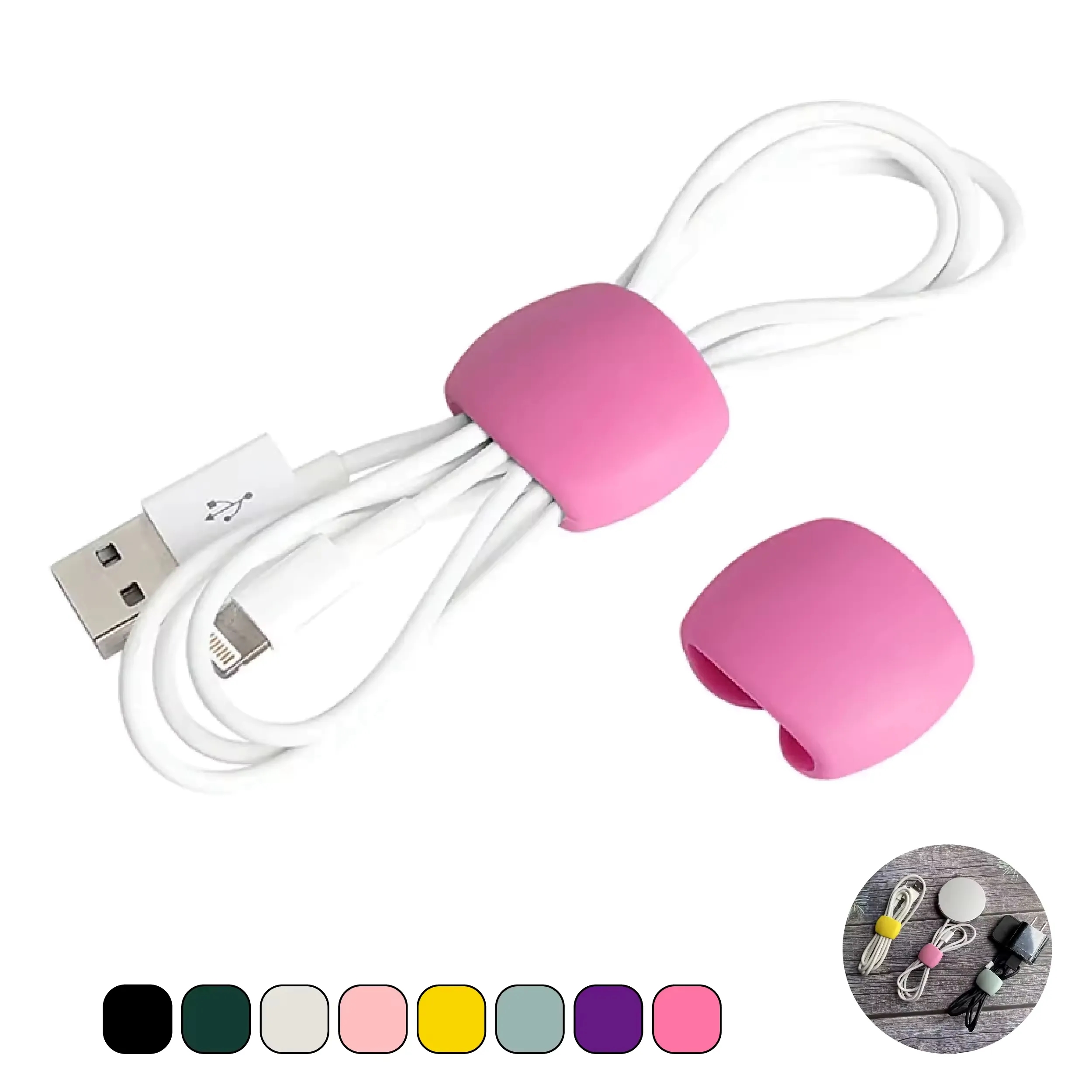 Silicone Portable Cable Organizer 3