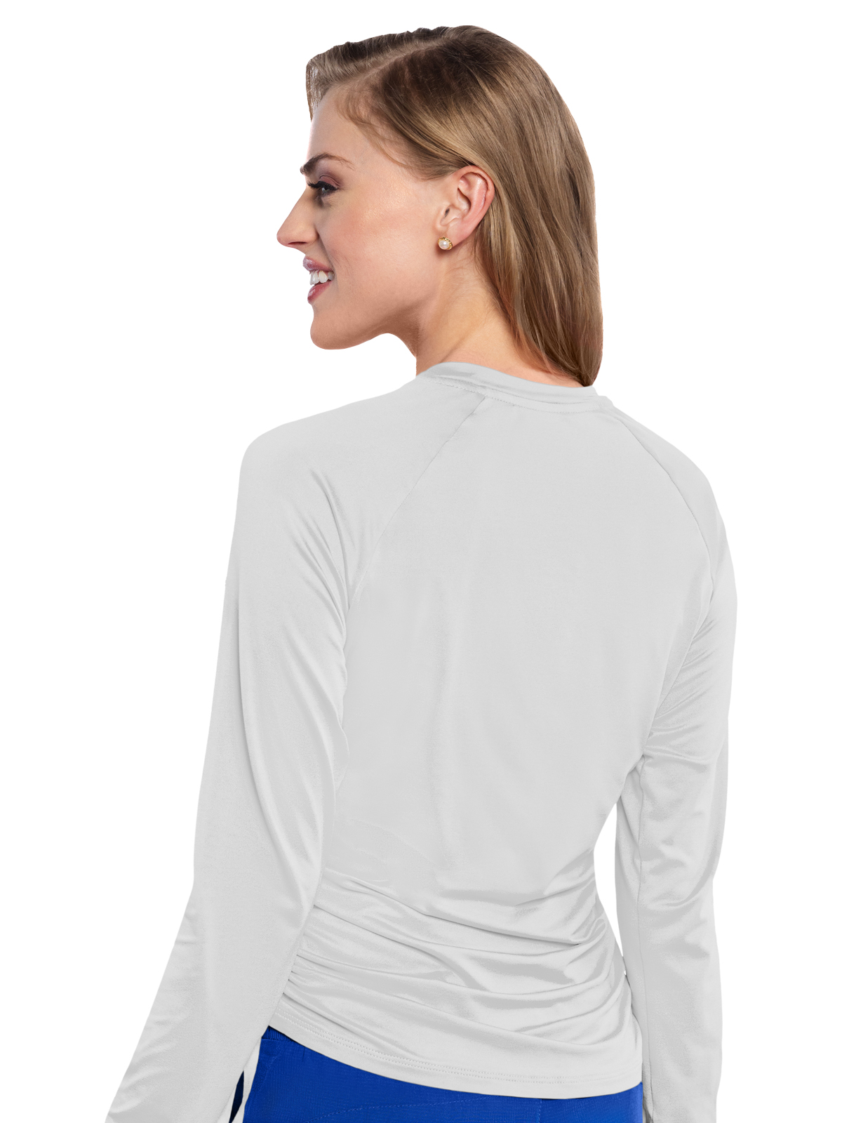 Med Couture - MC AMP - Women's Pocketless Long Sleeve Underscrub Shirt 9