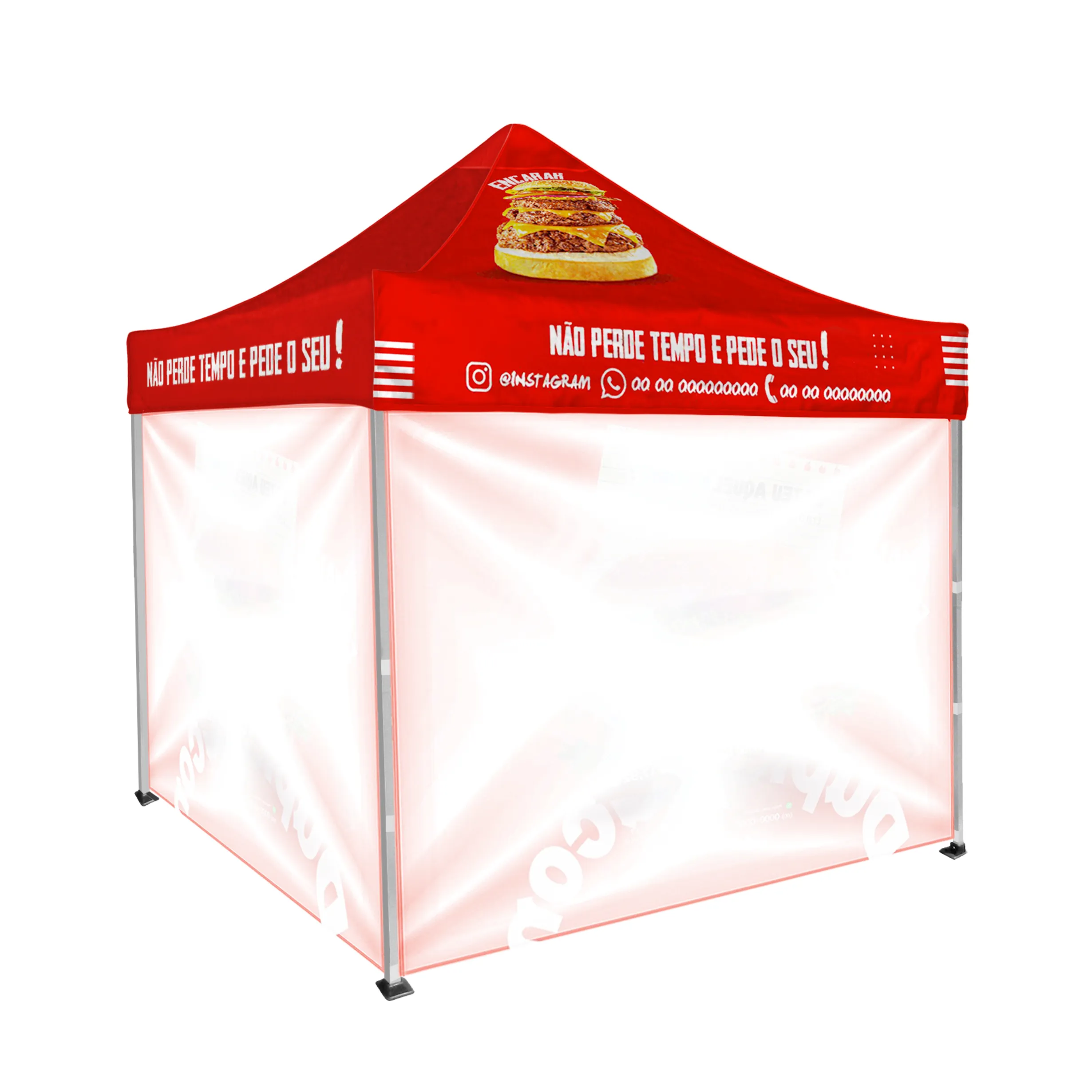 10'x10' Tent Canopy with frame and two full wall 7