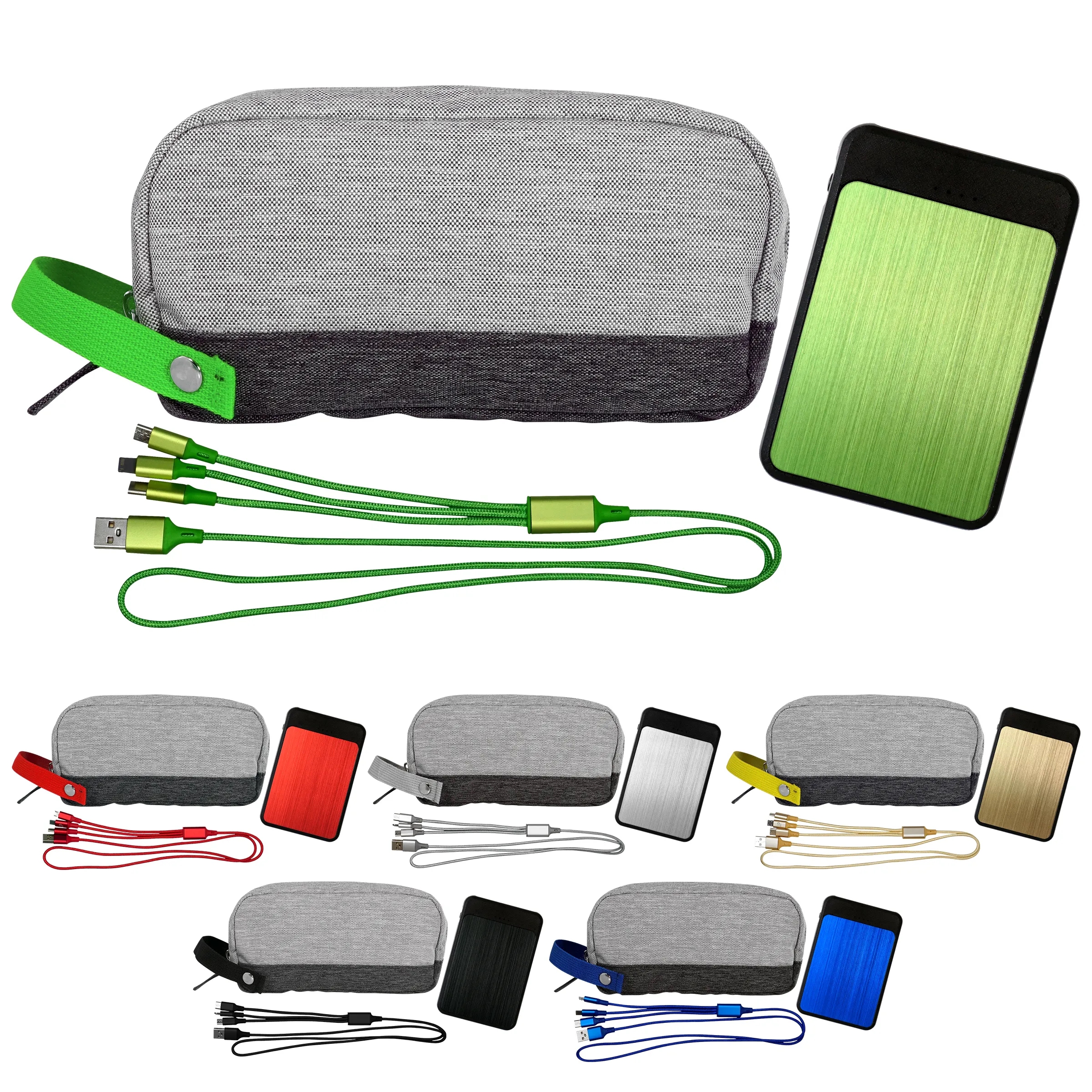 Bay Vivid Power Bank Cable Gift Set 3