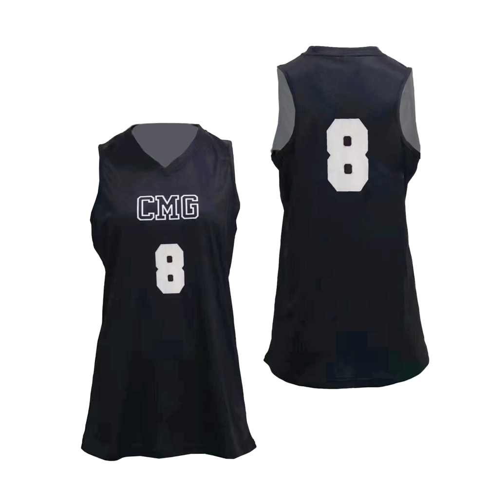 Women's V-Neck Pinhole Mesh Volleyball Jersey 3