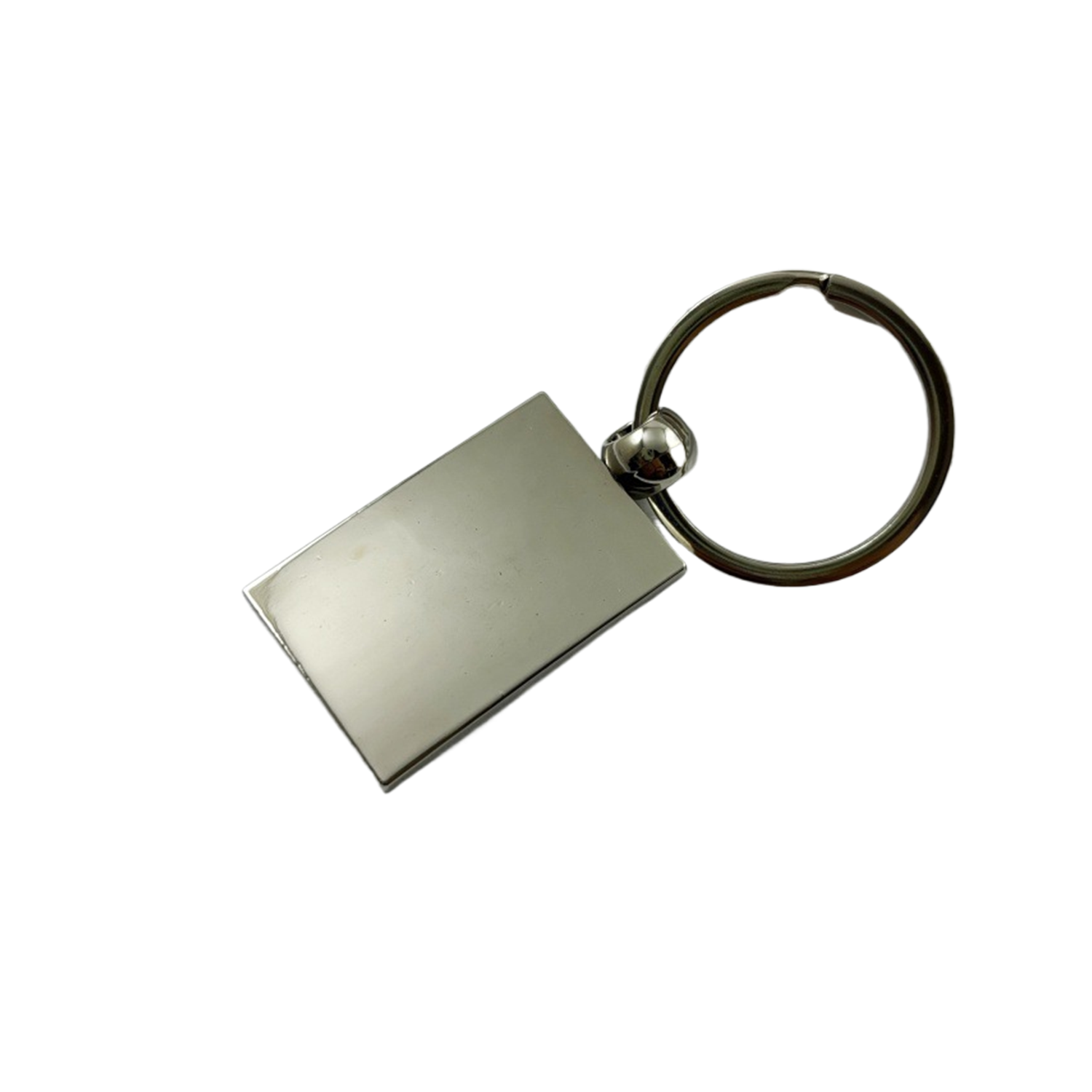 Rectangular metal keychain 4