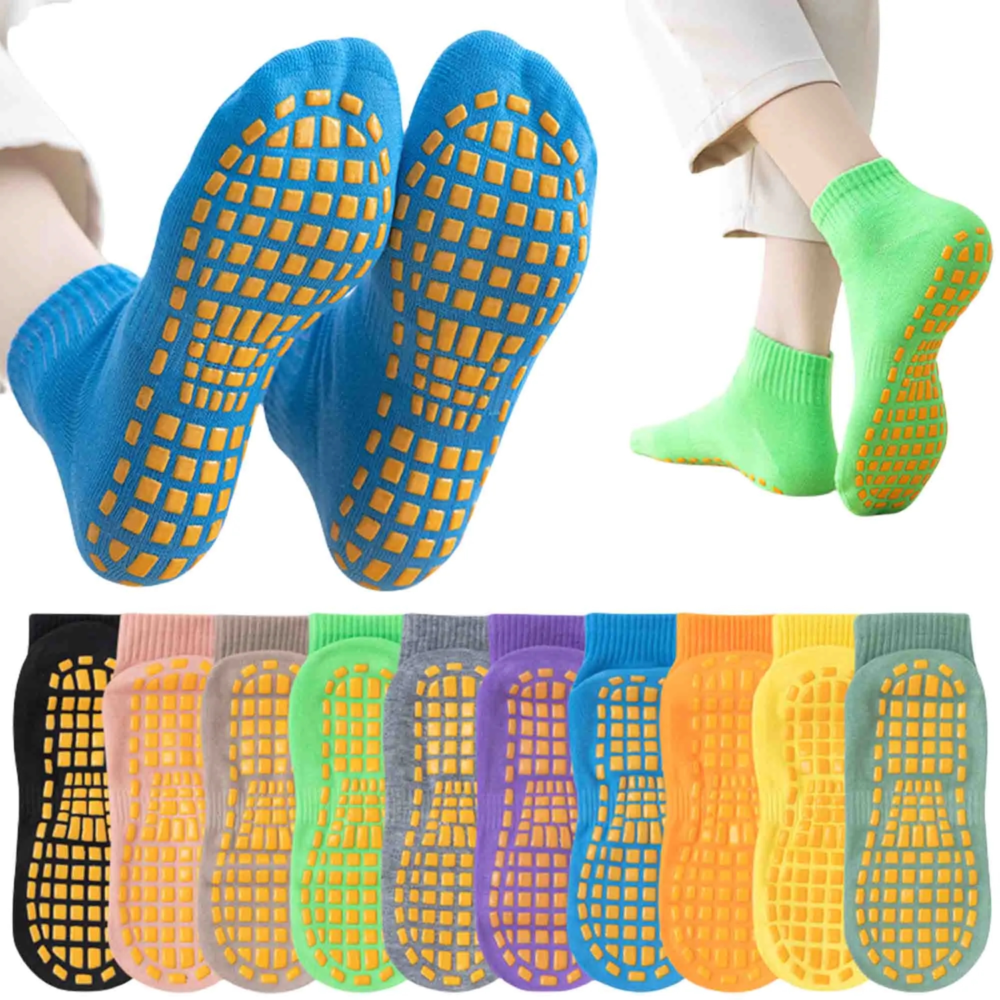 Non-Slip Grip Trampoline Sock