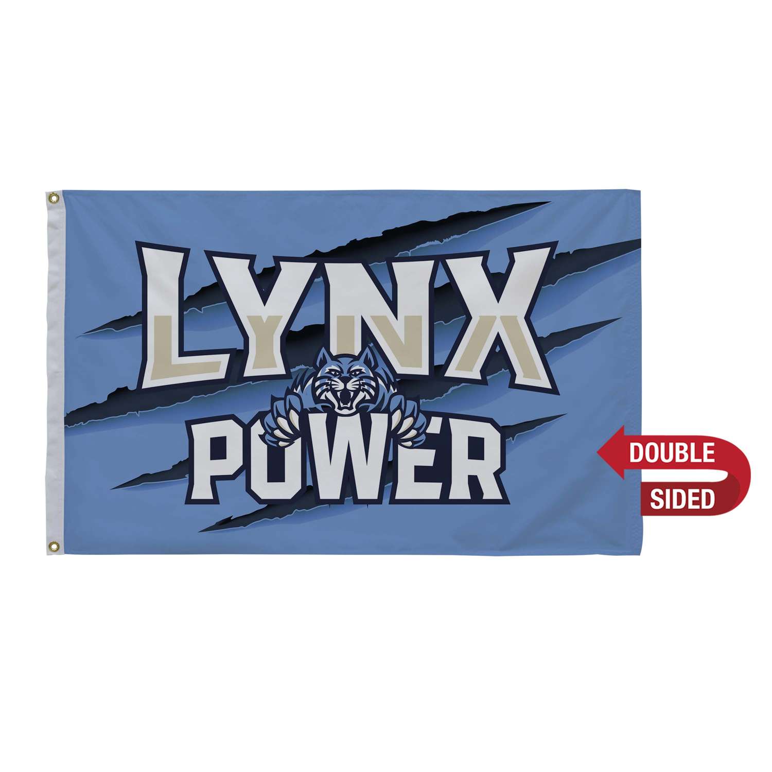 2.5' x 4' Nylon Flag Double-Sided